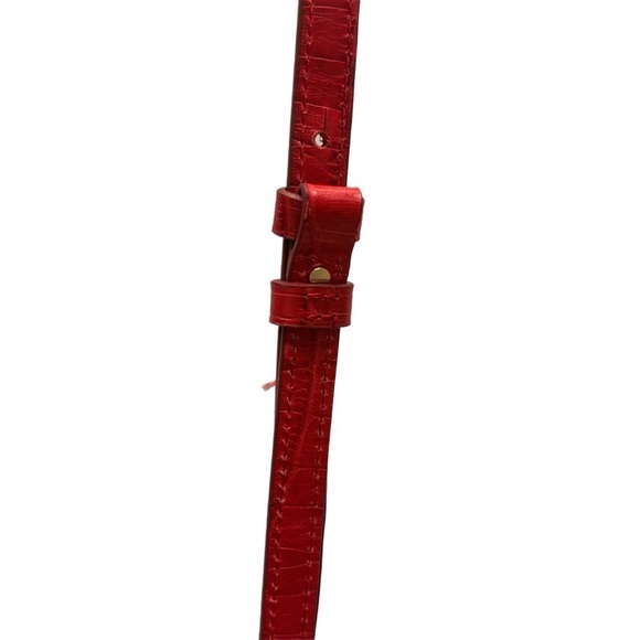 Rodarte Cole Haan Limited Edition SOLD OUT circular RED leather cross body bag💄 - Picture 7 of 10